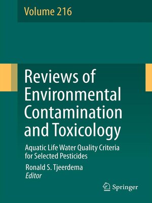 cover image of Aquatic Life Water Quality Criteria for Selected Pesticides